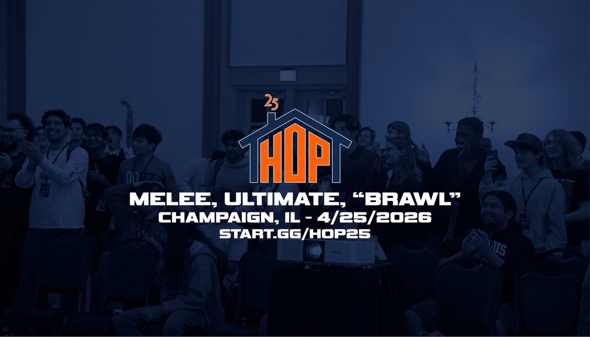 UIUCSmash's tweet photo. LATE REGISTRATION FOR HoP ENDS TONIGHT!!! Register now so you don’t miss out!!!! 

With events for Melee, Ultimate, and “Brawl”, there is something for everyone to enjoy! Don’t wait, register now!

🔗👇 https://t.co/bsDFMFyyC2