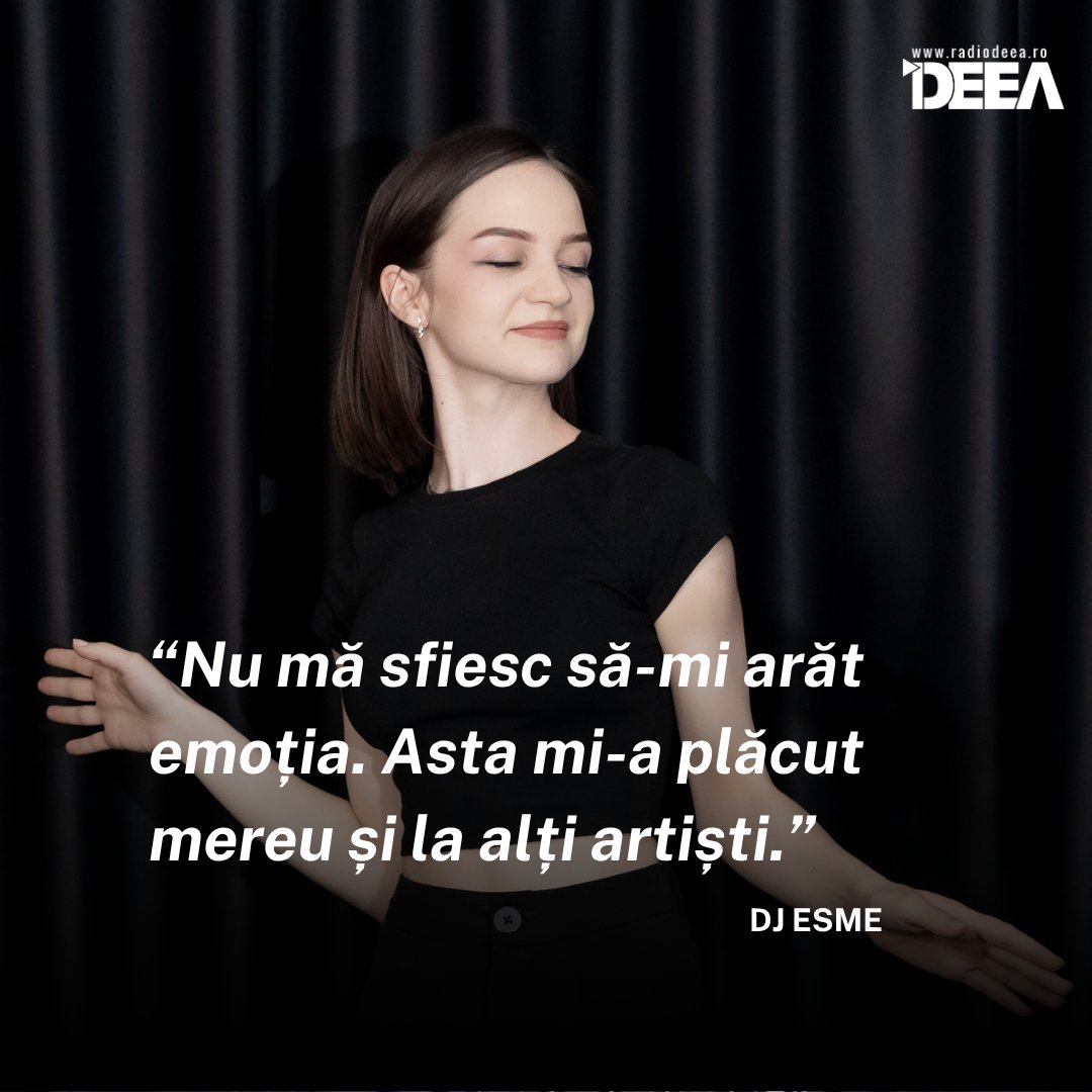 radiodeea's tweet photo. ESME vorbește despre vulnerabilitate, emoție și drumul ei în muzică: „Nu renunțați!”  Interviu la Radio DEEA ➡️ https://t.co/q0zP3kVV6Q https://t.co/P2YVaQC8m4