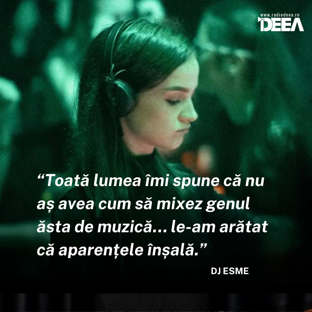 radiodeea's tweet photo. ESME vorbește despre vulnerabilitate, emoție și drumul ei în muzică: „Nu renunțați!”  Interviu la Radio DEEA ➡️ https://t.co/q0zP3kVV6Q https://t.co/P2YVaQC8m4