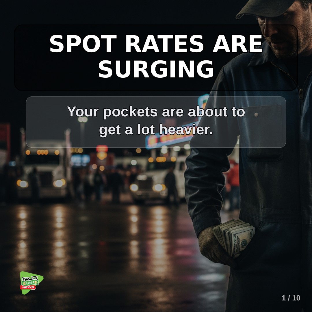 trucksaversnews's tweet image. Spot Rates Surge: Van Hits $2.52/Mile, Reefer Nears $3.00 – What It Means for Your Pockets

#spotrates #freightmarket #DAT