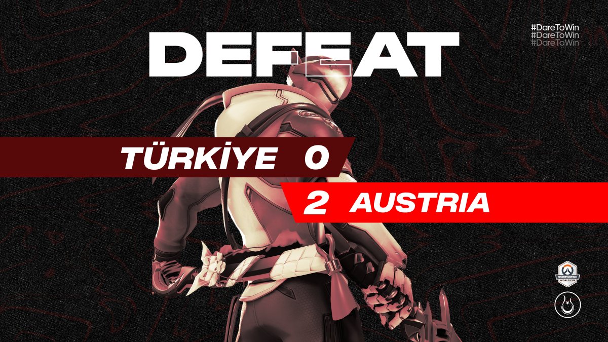 TurkiyeOWWC's tweet photo. 0–2 vs Austria, a tough one today, but we keep our heads up.
Daha güçlü döneceğiz, devam! ⚡️
#OWWC2026 #DareToWin https://t.co/1iRBYyuRvn