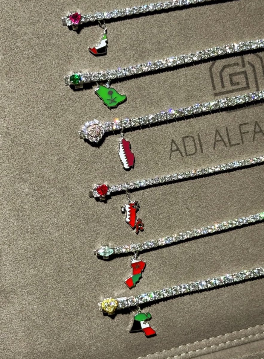 اساور التنس على طريقة عُدي الفردان ✨