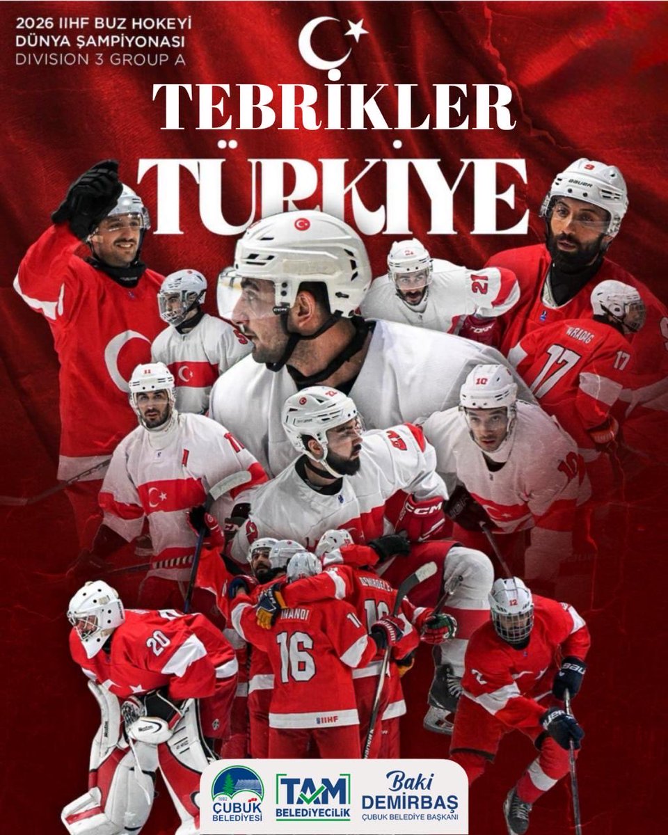 avbakidemirbas's tweet image. 2026 IIHF Dünya Buz Hokeyi Şampiyonası’nda ülkemizi temsil eden milli takımımızı yürekten tebrik ediyorum. 🇹🇷

Ay-yıldızlı bayrağımızı gururla dalgalandıran tüm sporcularımızla gurur duyuyor, başarılarının devamını diliyorum.

#Türkiye #BuzHokeyi #MilliTakım #Gurur
