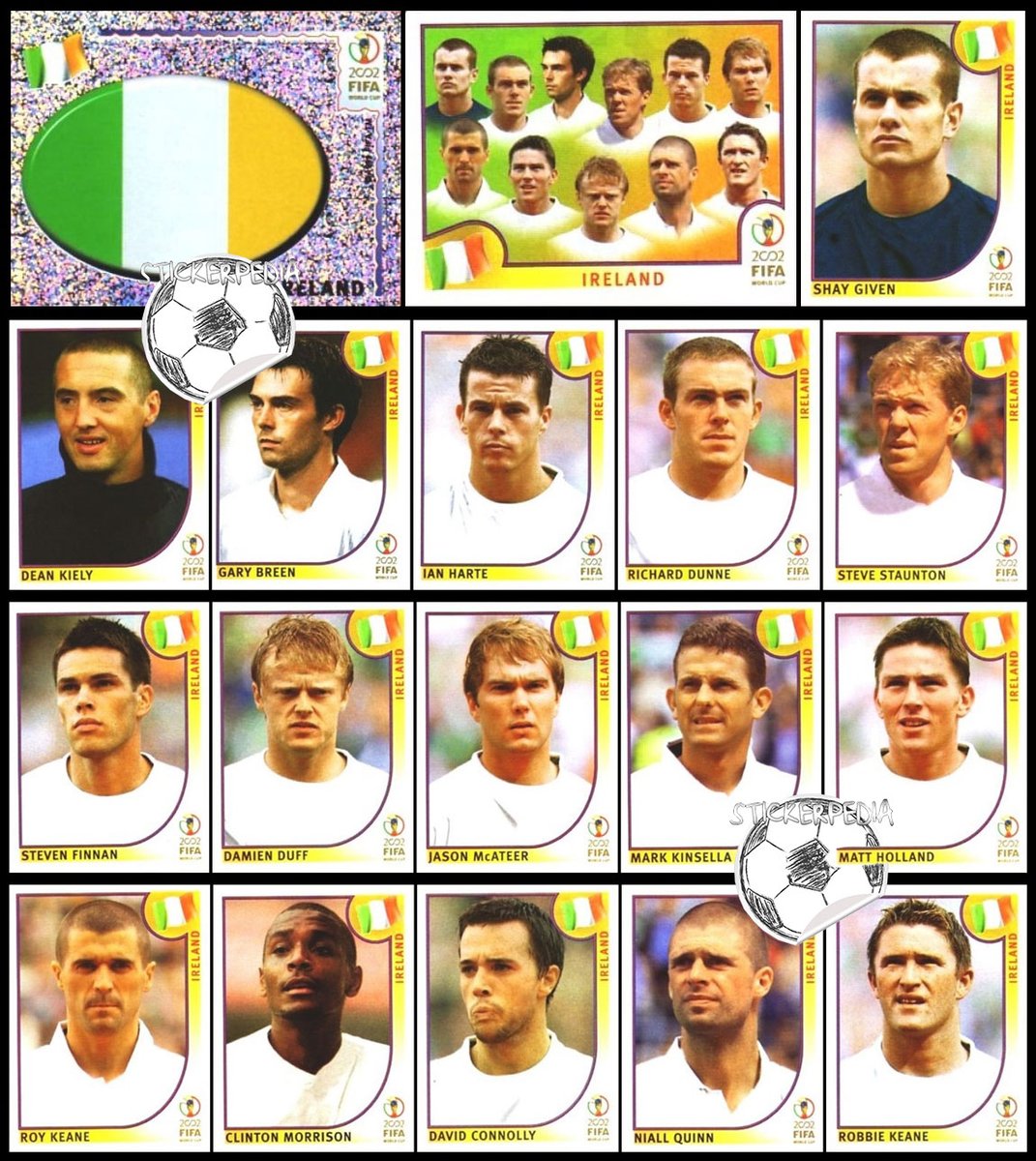 Stickerpedia1's tweet image. Ireland WC 2002 #panini