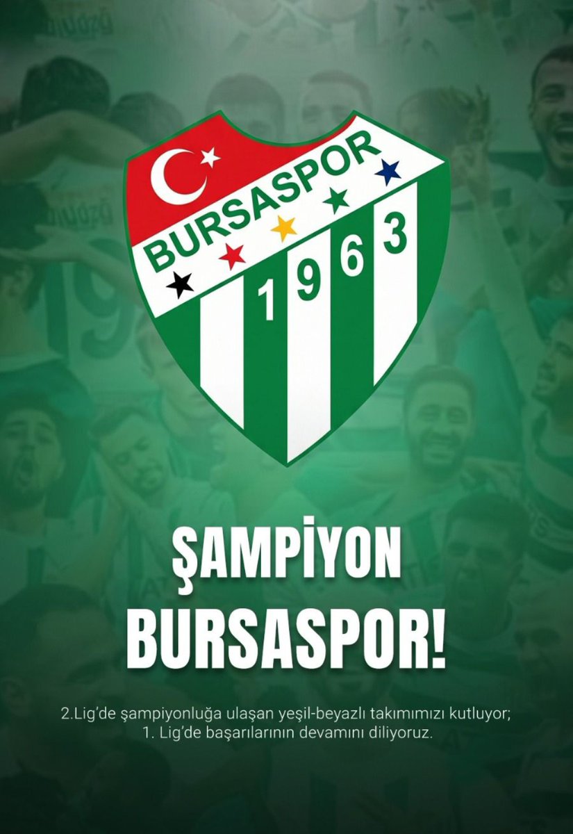 boruturkcom's tweet photo. Tebrikler @BursasporSk https://t.co/ZiSn34JDqK
