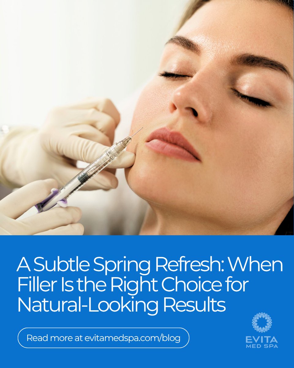 EvitaMedSpa's tweet image. Facials, microneedling, and skincare can work alongside filler for a complete spring refresh. 

Read the blog at evitamedspa.com/blog

Call us at 850-404-7043 for more information. 

#LuxuryMedSpa #LaserSkinResurfacing #CO2Laser #FraxProLaser