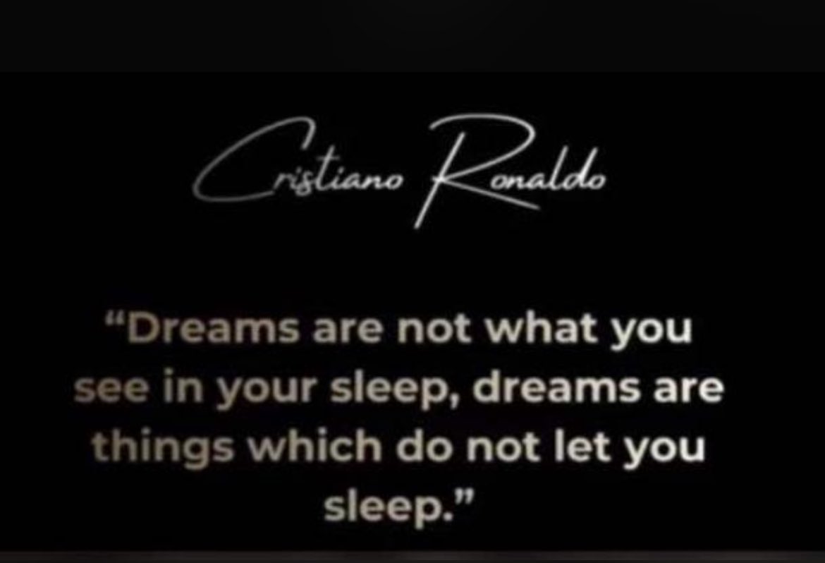 We face whatever comes tomorrow, but for today we go to bed.  

Don’t stop without reaching your dreams. 

Y’all have a restful night