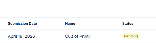 Cult of Printr tweet media