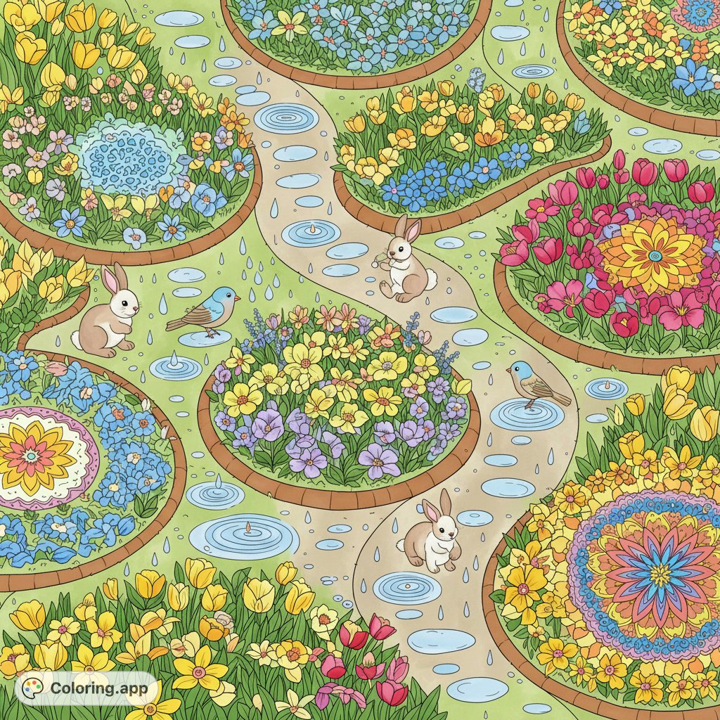 coloringdotapp's tweet image. Magical Spring Mandala Garden gets a colorful makeover—shows off what's possible with a bit of flair.

🎨 coloring.app/gallery/pages/…

#coloring #creativity #spring #garden