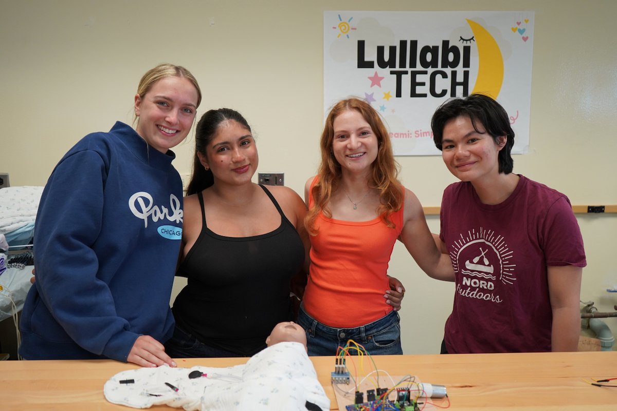 TulaneSSE's tweet photo. A team of biomedical engineering students designed a system that responds when an infant’s breathing drops, delivering gentle stimulation to help the body recover.  

See it at our Engineering Capstone Expo on April 23 from 9am-12pm in the LBC.

Read more: https://t.co/fYoYahekwq https://t.co/cg1zNeJmWN