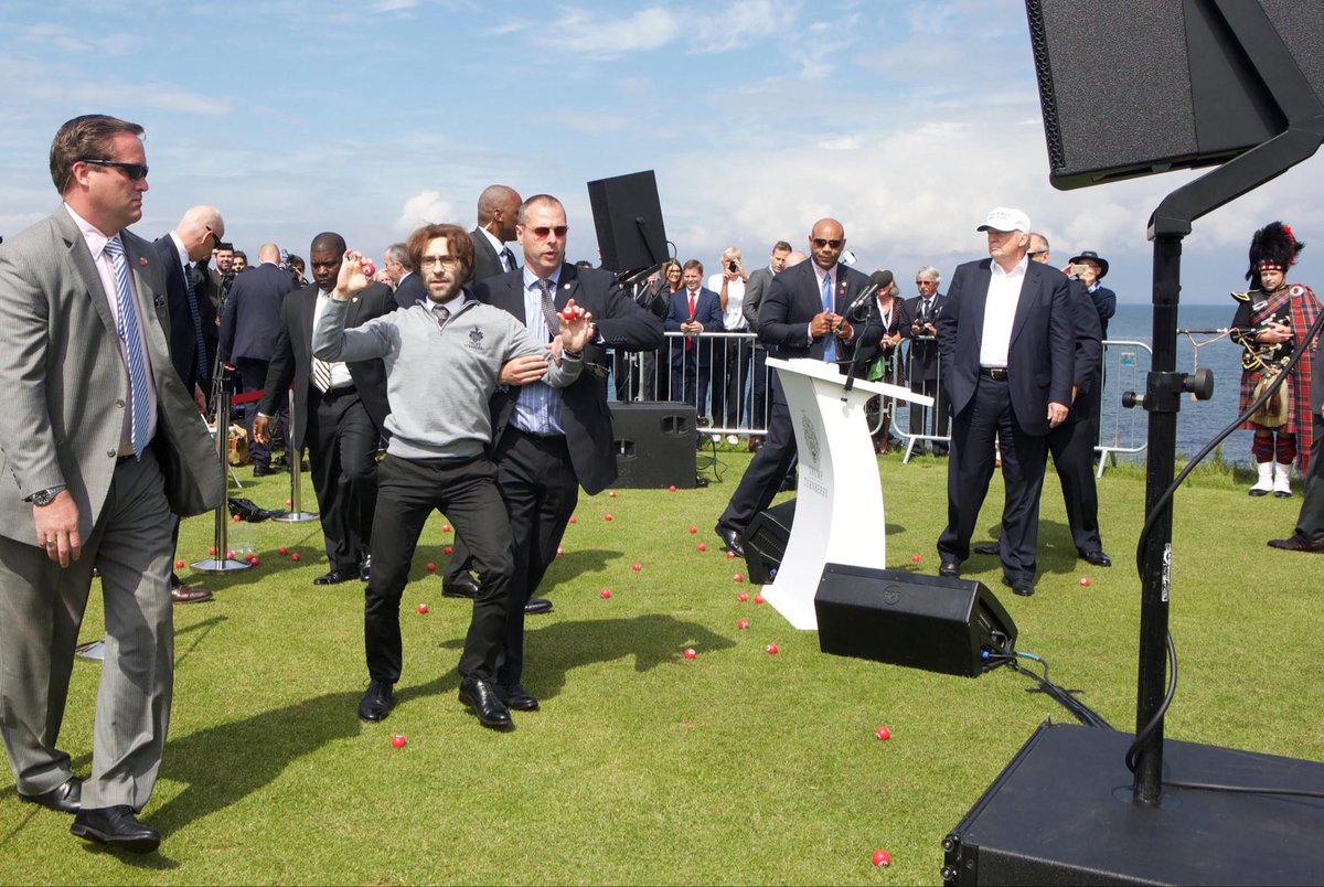 DJKJnr's tweet photo. @benonwine He presented Trump with goflballs featuring swastikas, and bypassed security at a FIFA conference and showered Sepp Blatter in money “thanking him for the 2026 World Cup”. https://t.co/BE1YL5nHz7