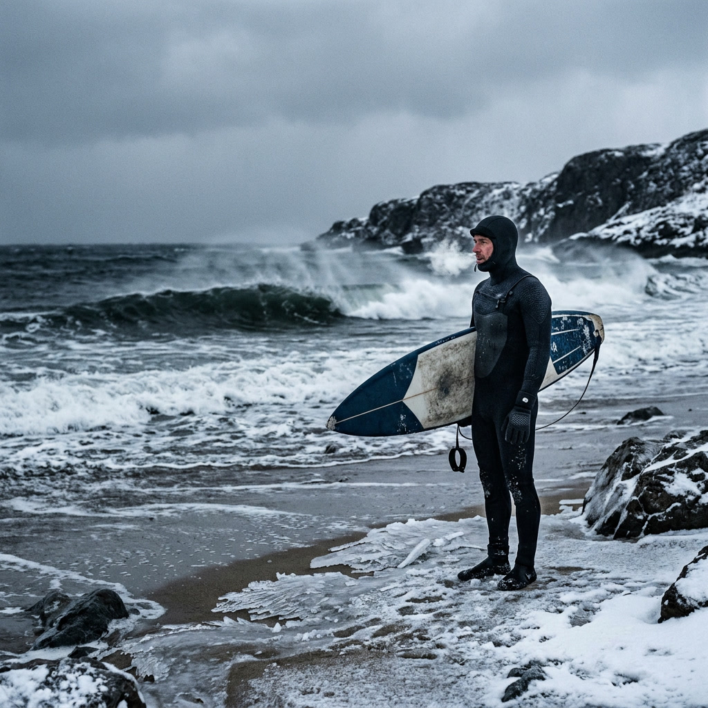 surfreportbr's tweet photo. Boa tarde ❄️🌊
Frio, vento e mar pesado… mas a vontade de entrar na água fala mais alto.
Surf não tem estação, só atitude.
#BoaTarde #Surf #ColdWater #SurfLife #Ondas #Mar #SurfVibes #Desafio #GoSurf https://t.co/kzfy0WPZR7