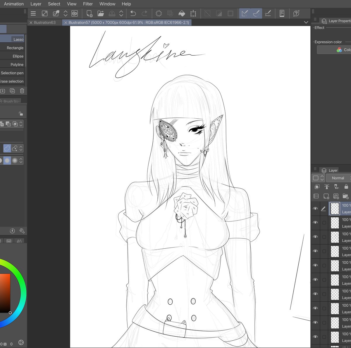 Langkinaa1's tweet image. Sketch of my oc^^
#art #oc #process
