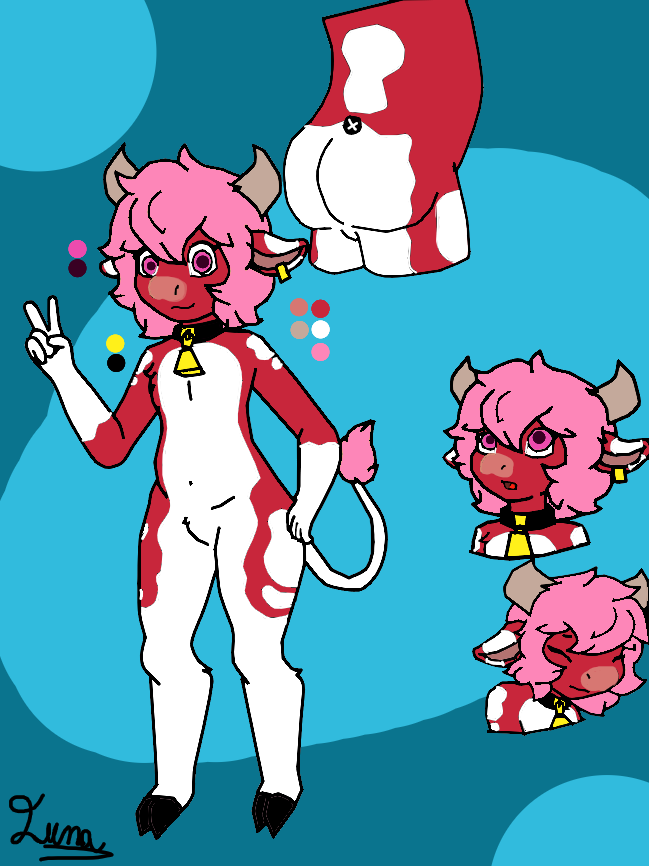 LunaBullFur's tweet image. 💝Les presento mi fursona💝 Es un torito💝💝

💝Espero que les guste mucho💝 #furry #fursona #art furryart #oc #bull #femboy