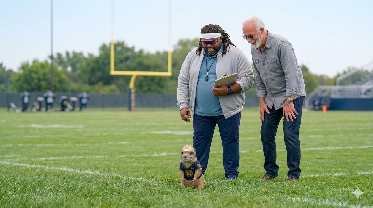 lil_cornball's tweet photo. What an awesome day! Coach Grundelball and Coach Garfield gave me an A+ on the grade sheet today for explosiveness! They said to keep practicing my low stance and keeping my paws inside. So excited for what’s next to come! 🐾🏈 @grundelbal43 @DariusGarfield3 https://t.co/GGwCf31bcq