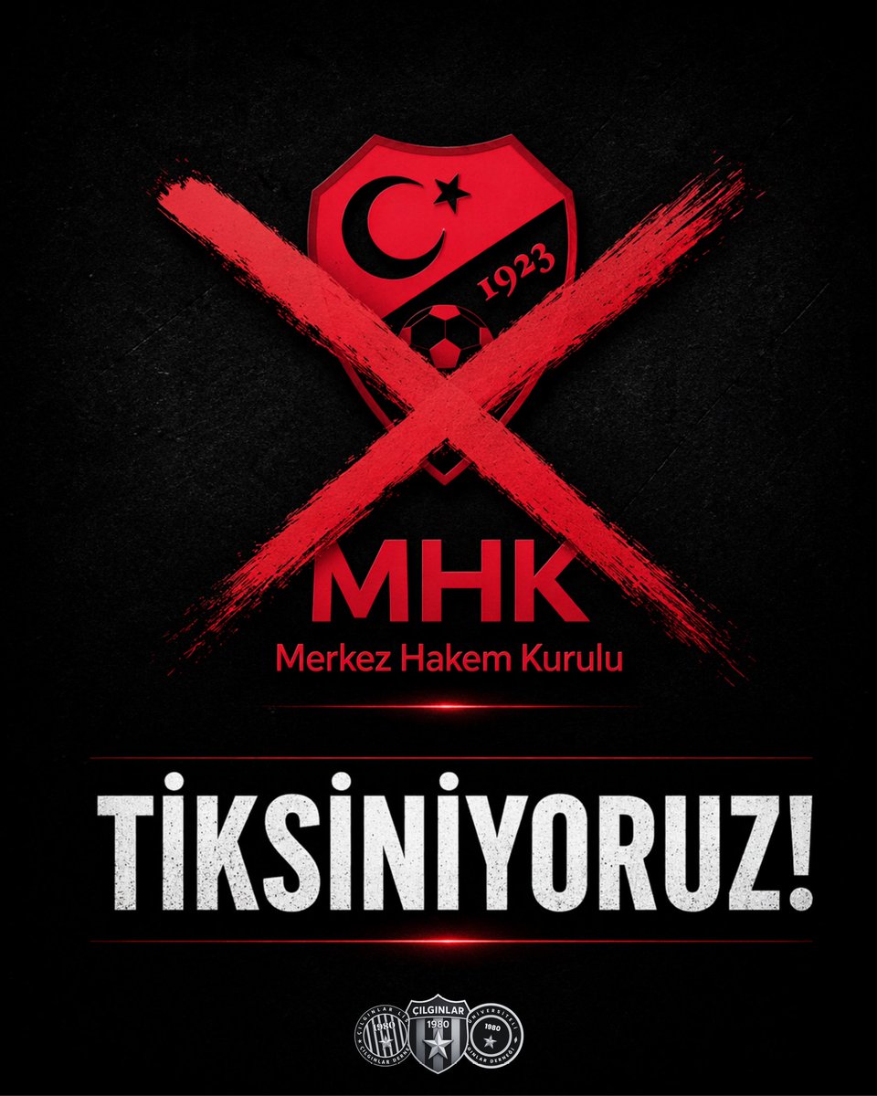 TİKSİNİYORUZ.. ‼️

#ÇılgınlarTaraftarlarGrubu