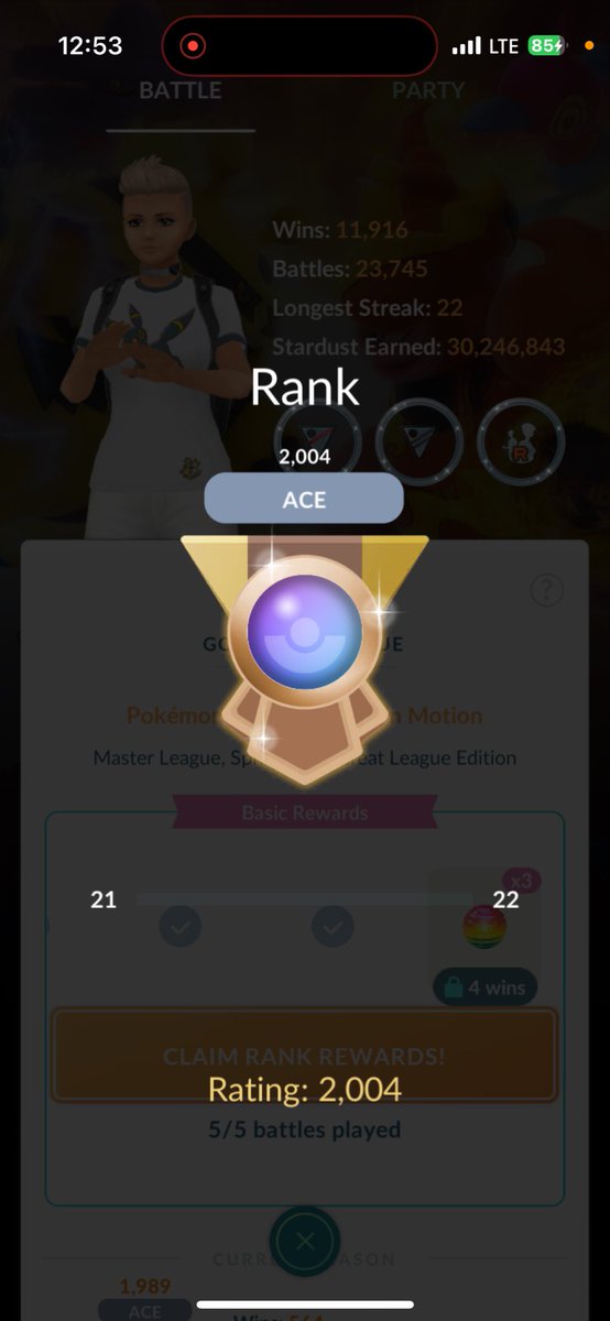 BlueToed's tweet photo. #Thanks 4 the #PokemonGo #Love on #Twitch  today. Super fun battles. Finished 17-8 in #SpringCup. Might do a few battles tonight on the partner account after work. Climbed from 1800 back to ACE w/this team. Much luv to you all. Have a great day! ✌🏼💙🐒🕹️

https://t.co/HlSugcm6Uu https://t.co/v0y7dtI1wx