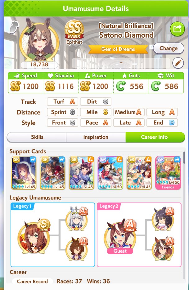 AgonyAnon's tweet photo. F2P SS (almost ss+) Satono Diamond! https://t.co/6WwulQCS1V