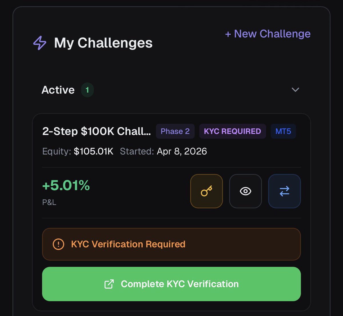 Crypt0Ace's tweet image. Best day yet in Trading Journey 

Just Passed my Phase 2 &amp;amp; about to Get Funded $100k Officially

SINGUP NOW to get 10% OFF 
ONLY FOR FIRST 5 USERS

HURRY! 

trade.fundex.gg/rc/fxabhey

Use code FXABHEY

@fundexgg 

#fundingfirm #fundedtrader #forex #forextrader