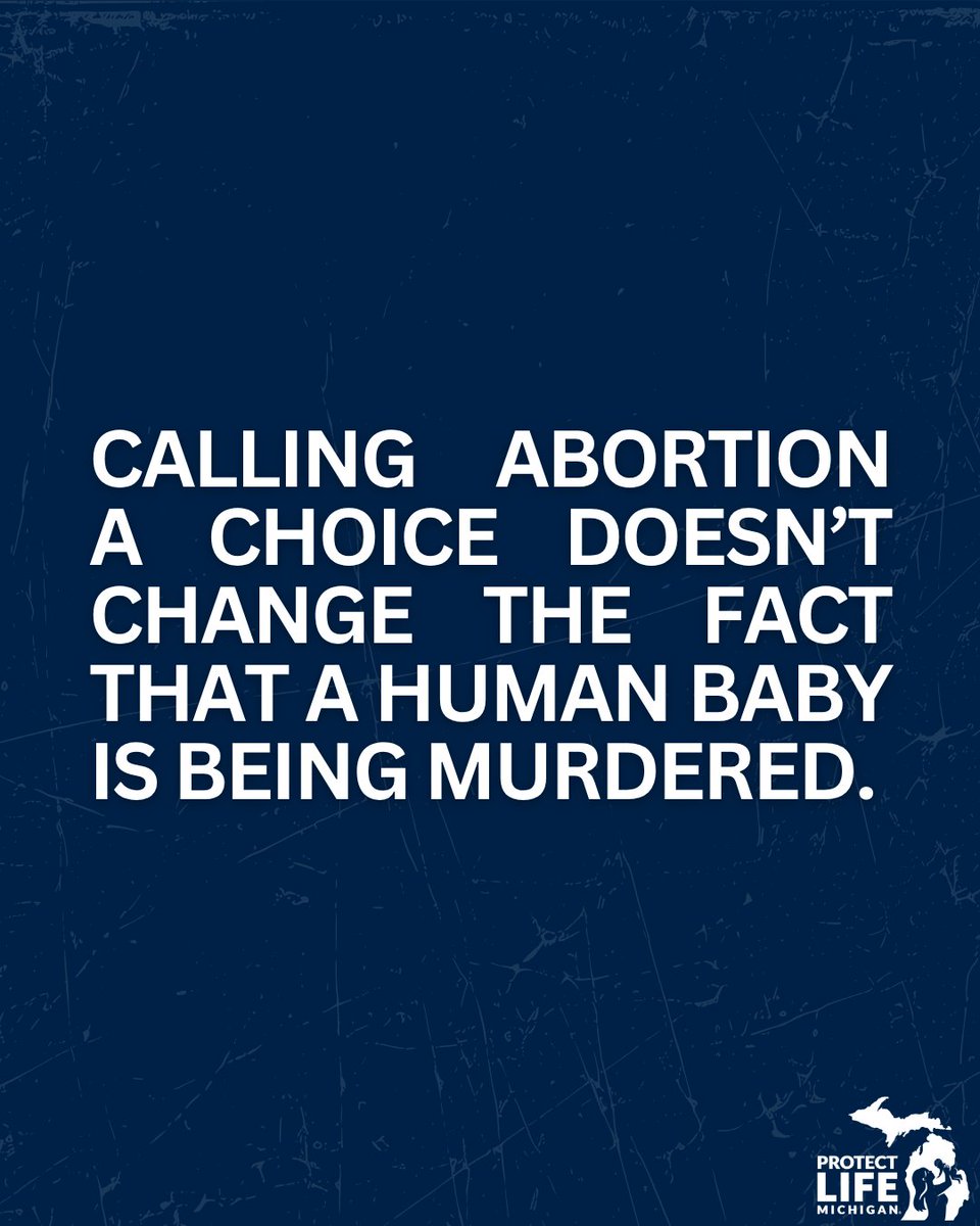 ProtectLifeMI's tweet photo. Someone had to say it. https://t.co/8ciXB7Lkir