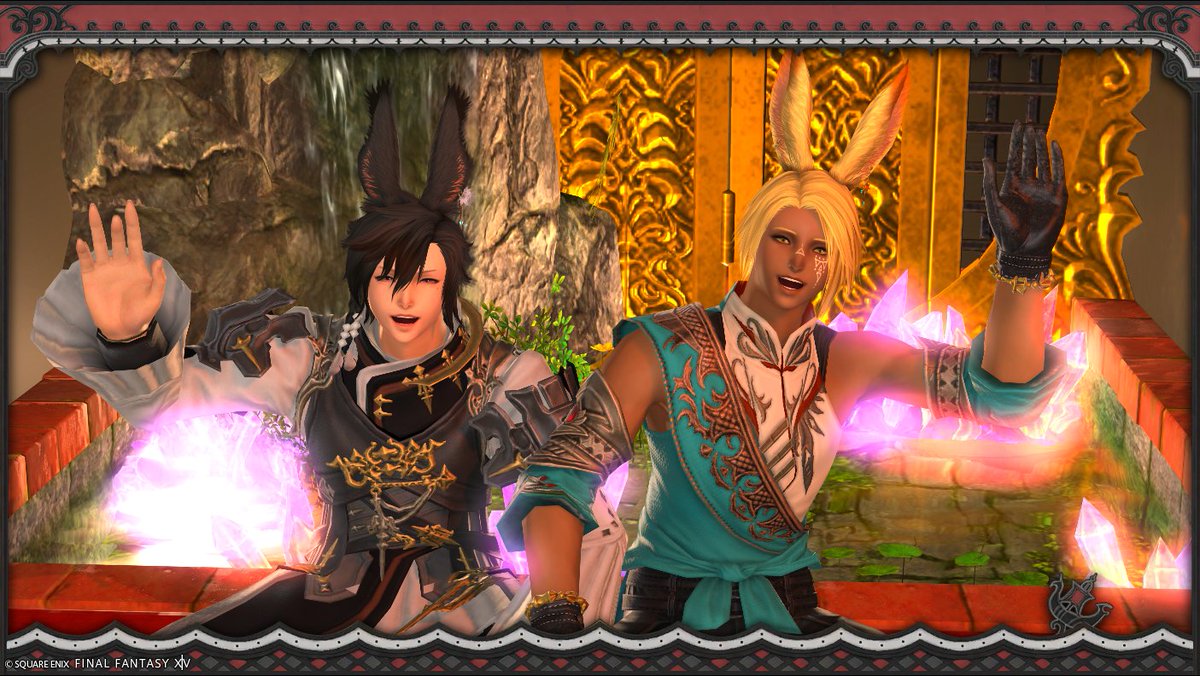 NINE_9_FF14's tweet photo. #おはウサ です☀️
ハウジングに精を出しつつ🏠昨晩も兄ちゃん達と戯れて遊んでました🥳
行ってみたのは #CLUBmicora という初めてのお店なんだけど
みんなで赤子の頃に戻ってバブバブ言って帰ってきた👶(言い方だよ🤣)
UP-SSは初タッグなハチ兄とのを掲載📸作りかけの個室にて
#FF14 #FF14SS #GPOSERS https://t.co/TZafXpdVyJ