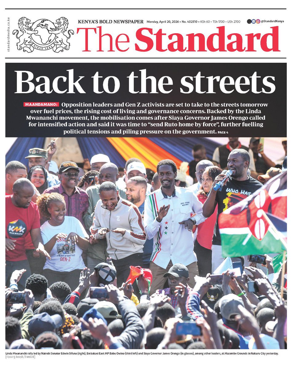 The Headline says it all✊
Tuesday Is Tuesday✊🇰🇪