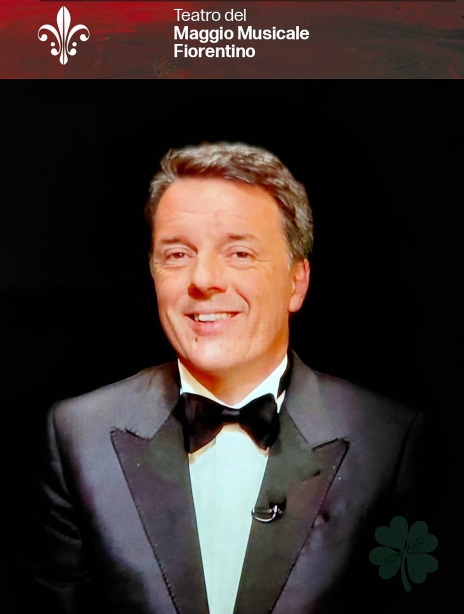 Mosquitas77's tweet image. . @matteorenzi presente alla serata dell’88 Festival del #MaggioMusicaleFiorentino #beautiful 🍀