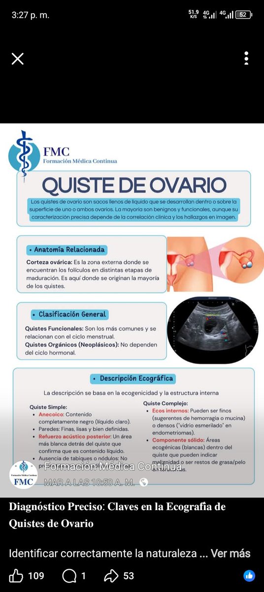 MaternoDe10_10's tweet image. Sabías que son  los quistes de ovarios, ven que te informo ✍️
#aprender 
#materno
#ginecología