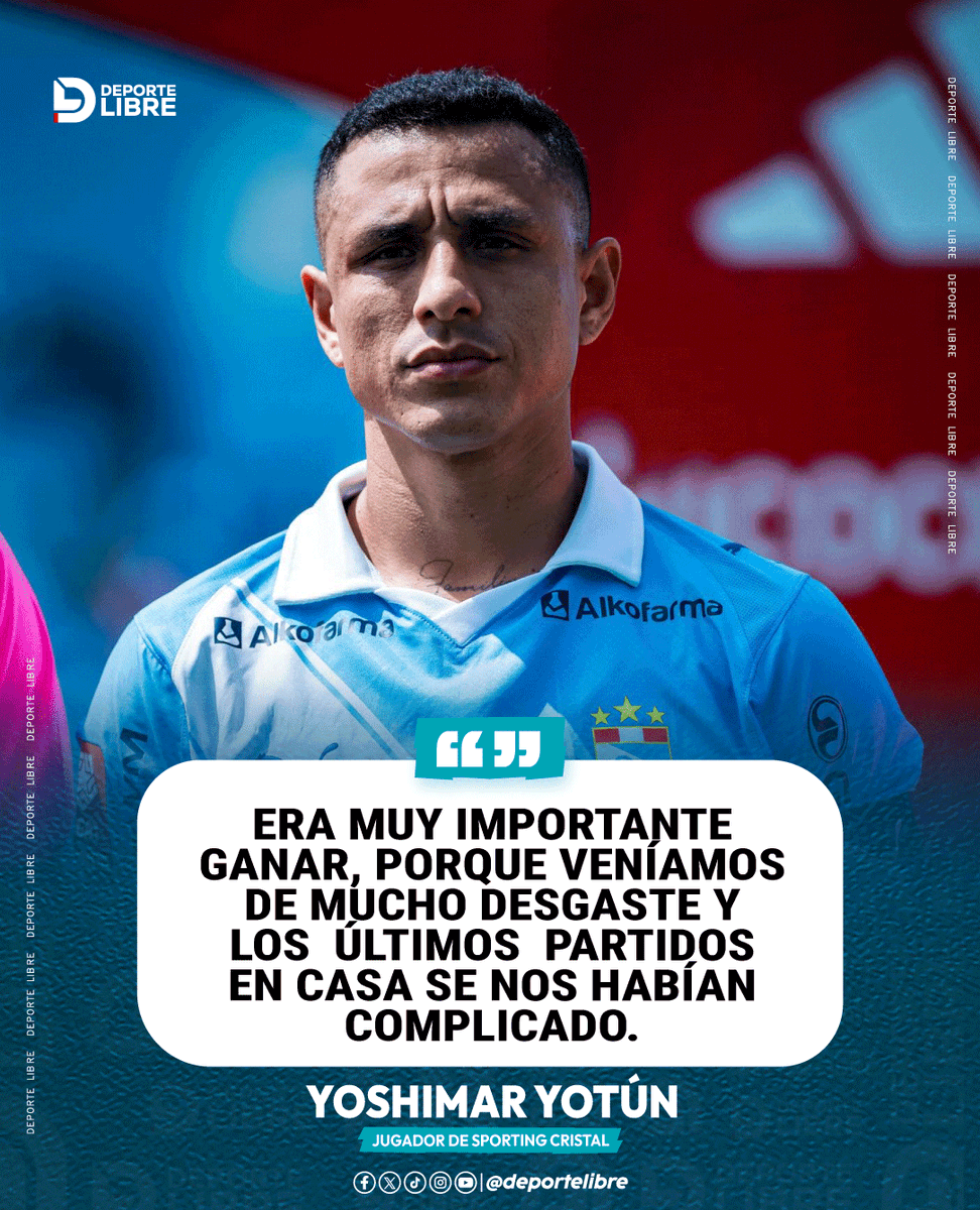 DeporteLibre_Pe's tweet image. Yoshimar Yotún 🇵🇪, jugador de Sporting Cristal, habló tras la victoria ante UTC ⚽🔥

#SportingCristal #UTC #YoshimarYotún #Liga1 #FútbolPeruano #Liga1Max
