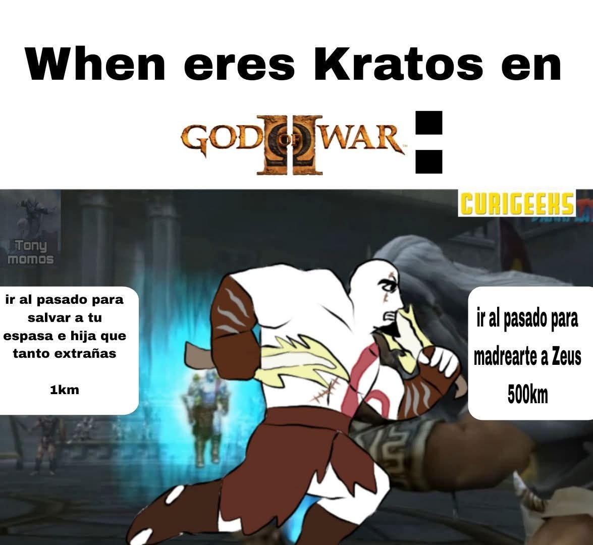 elgranqenk's tweet photo. De hecho está explicado en el lore por qué Kratos no fue a salvar a su familia. https://t.co/hebVfgL712