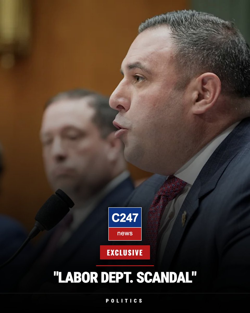 C247news's tweet image. 🚨 BREAKING: Labor Chief Under FIRE! 🚨

Secretary Chavez-DeRemer faces scrutiny amid internal probe led by Trump appointee. Accusations of misconduct spark mass staff exits!

Your assessment? 👇

#LaborCrisis #TrumpAdmin #Investigation