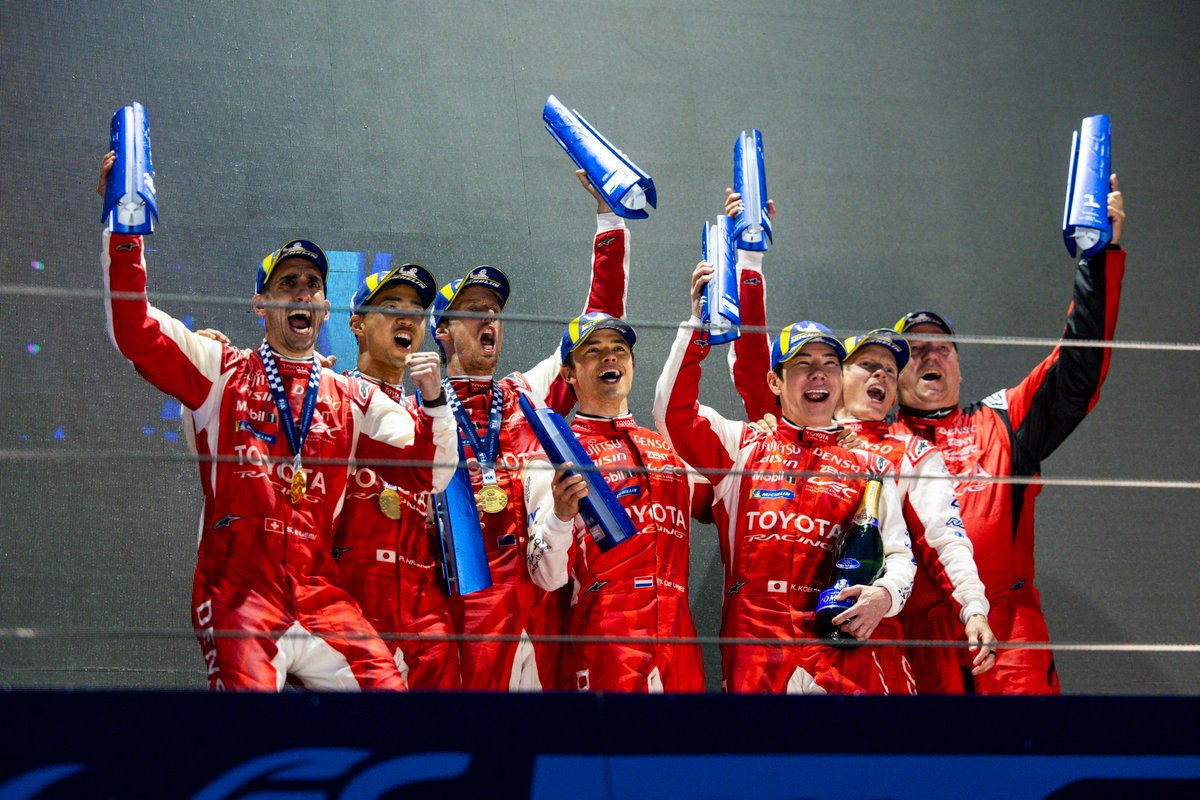 Toyota claim dramatic 100th-race victory 🏆

Read our 6 Hours of Imola report here: 
bit.ly/6HImola-Race-R… 🇮🇹

#WEC #6HImola #Toyota <a href="/ToyotaRacingWEC/">TOYOTA RACING WEC</a>