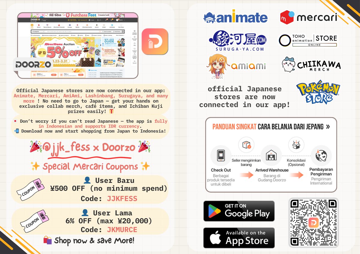 Doorzo-Japan Proxy Shopping tweet media