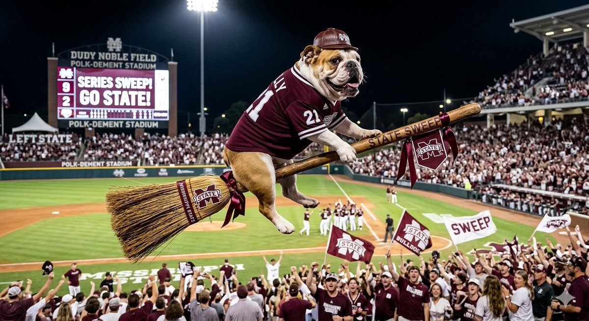 RDHDOG's tweet photo. @RivsHughey @bocockbros @HailStateBB Hopefully  we get a SWEEP at the Dude! https://t.co/YSC6IjQv7U