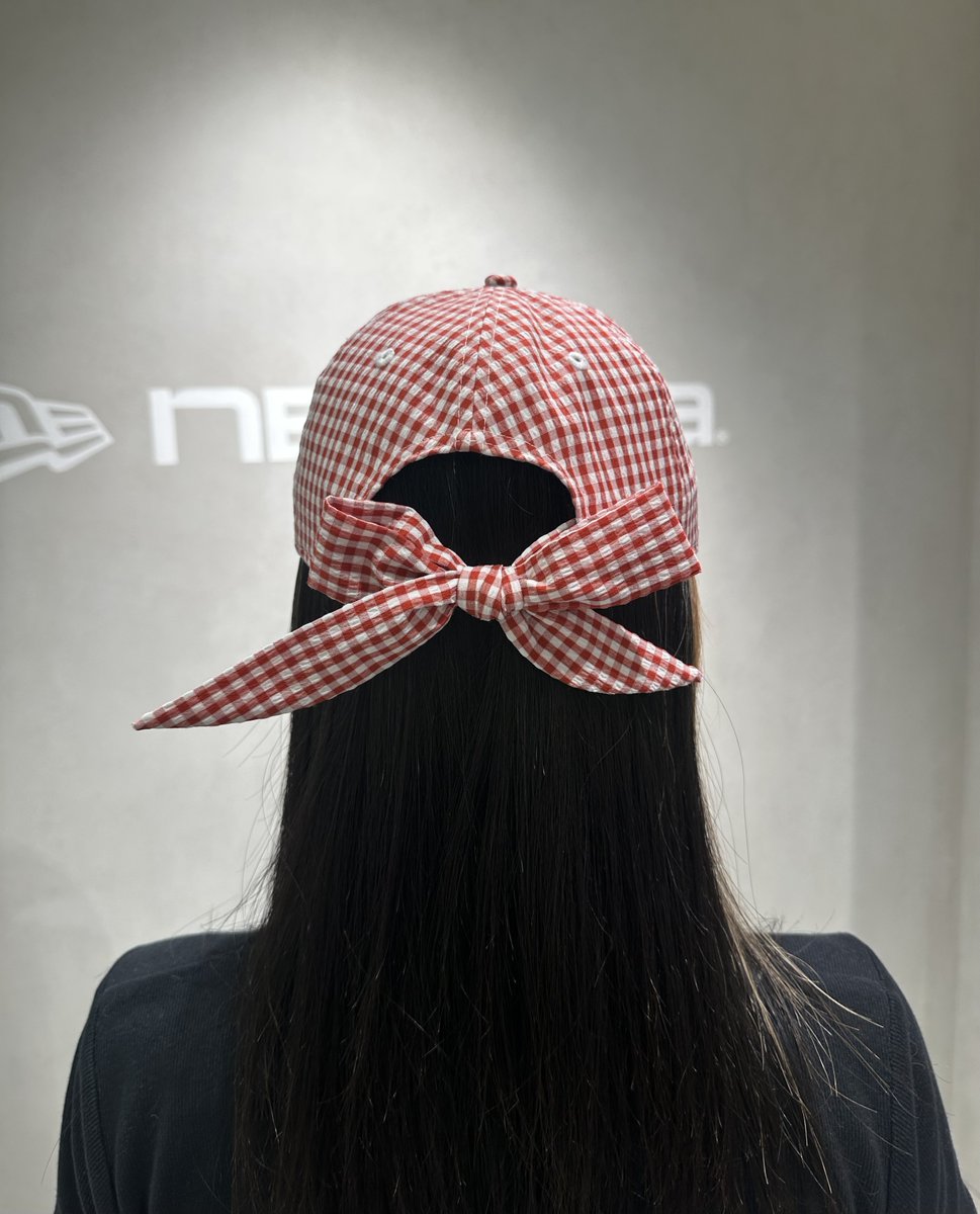 ✧本日発売✧˖°】 9TWENTY Gingham Check 後ろのリボンが魅力の