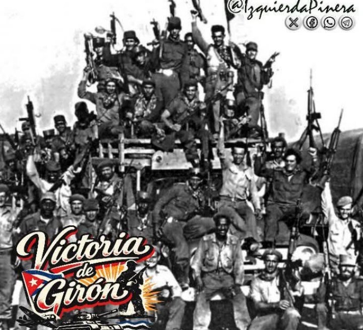 Hoy, honramos a los héroes que defendieron la Patria con valor y convicción. Su legado sigue vivo en cada cubano que resiste y lucha por un futuro soberano.  
#TercerFrente
#GirónVictorioso #CubaViveEnSuHistoria,
#CubaMined