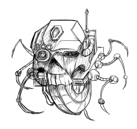 qteimporta23809's tweet image. //Mewing skull v1(Servo-skull).
Finalmente siento que le estoy agarrando el pulso en digital y mi manejo de los trazos con la tableta.

I finally feel like I'm getting the hang of digital art and my stroke control with the tablet.
#WIP #warhammerart #practice