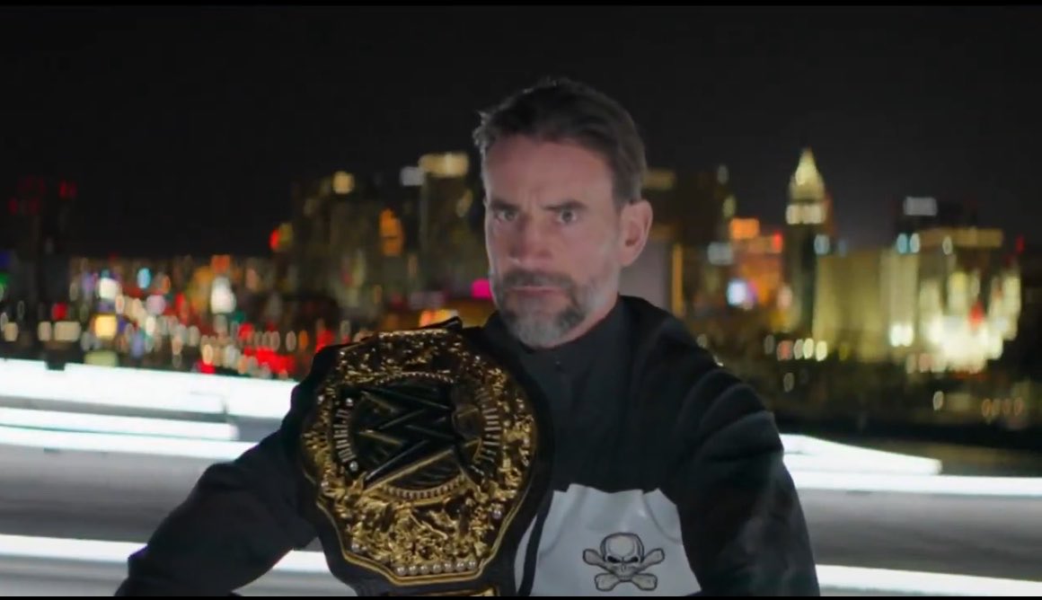 HouseofColors_'s tweet image. CM Punk brings back his iconic theme “Miseria Cantare - The Beginning’ by AFI ahead of his match against Roman Reigns at #WrestleMania. If not mistaken, this is the first time he used the theme since his match against MJF in AEW (Dog Collar Match). #WWE #CMPunk 

@AFI