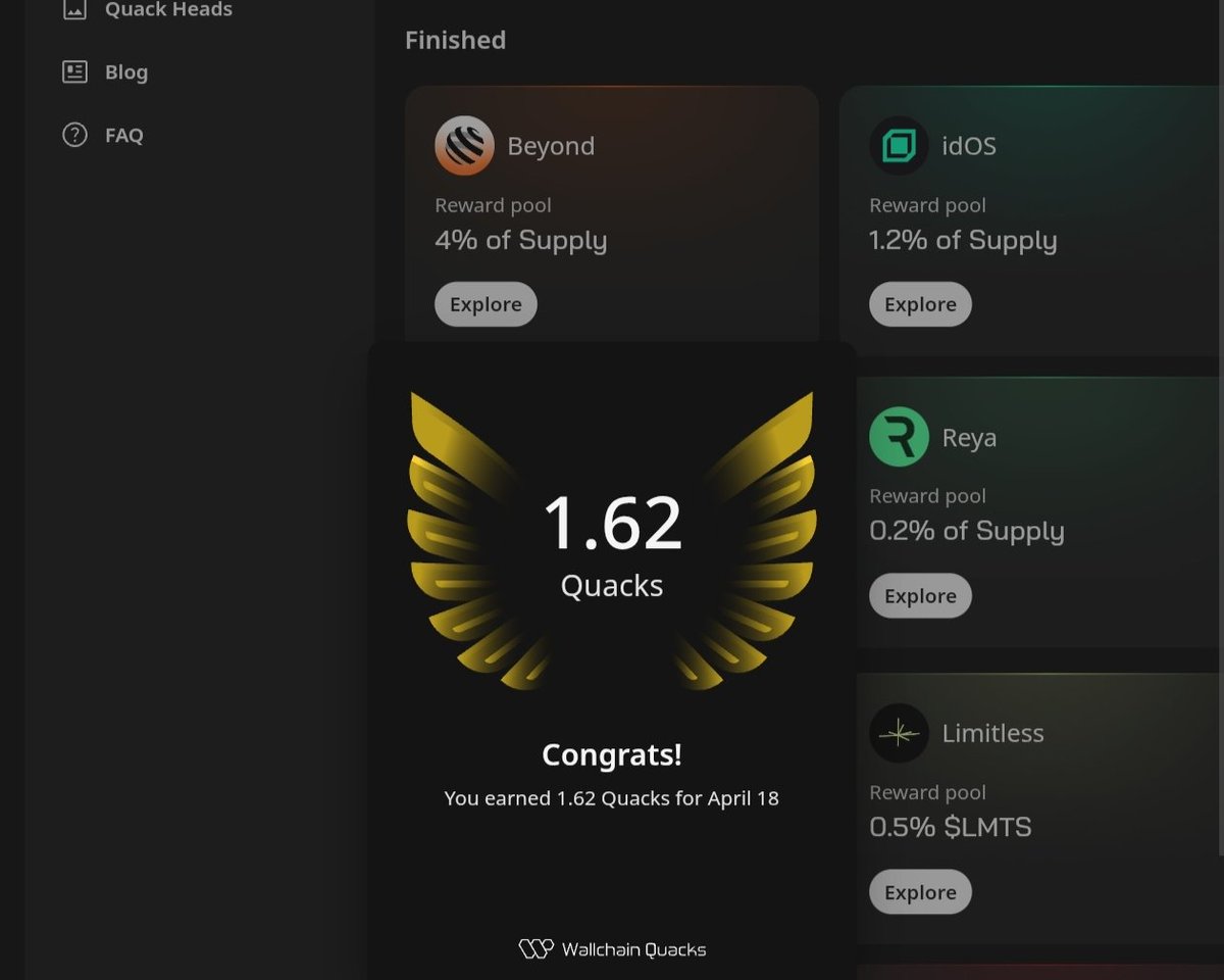 PeterTran_CT's tweet image. Anh em còn trẻ thì còn sức khoẻ, mà còn sức khoẻ thì còn cày! 

Thử ngày cày 200 cmt thử coi sao, gắn lên đủ 100 Quack + thêm cái NFT @wallchain xem tới air có chấm mút được gì không 🤭

Cầm NFT mà không cày con này thêm có vẻ hơi phí nhỉ

#Wallchain #Quack