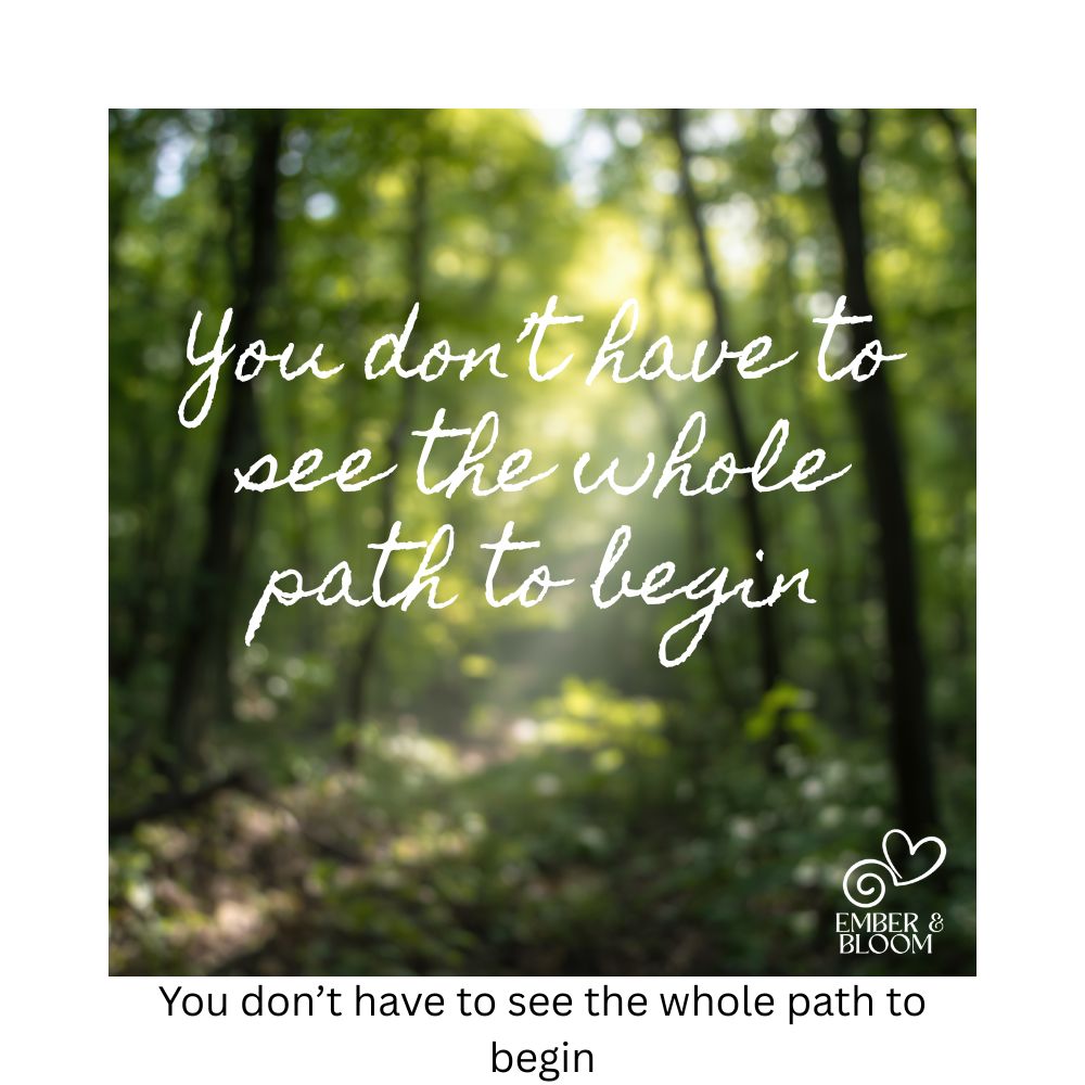 Ember & Bloom Coaching for Widows tweet media