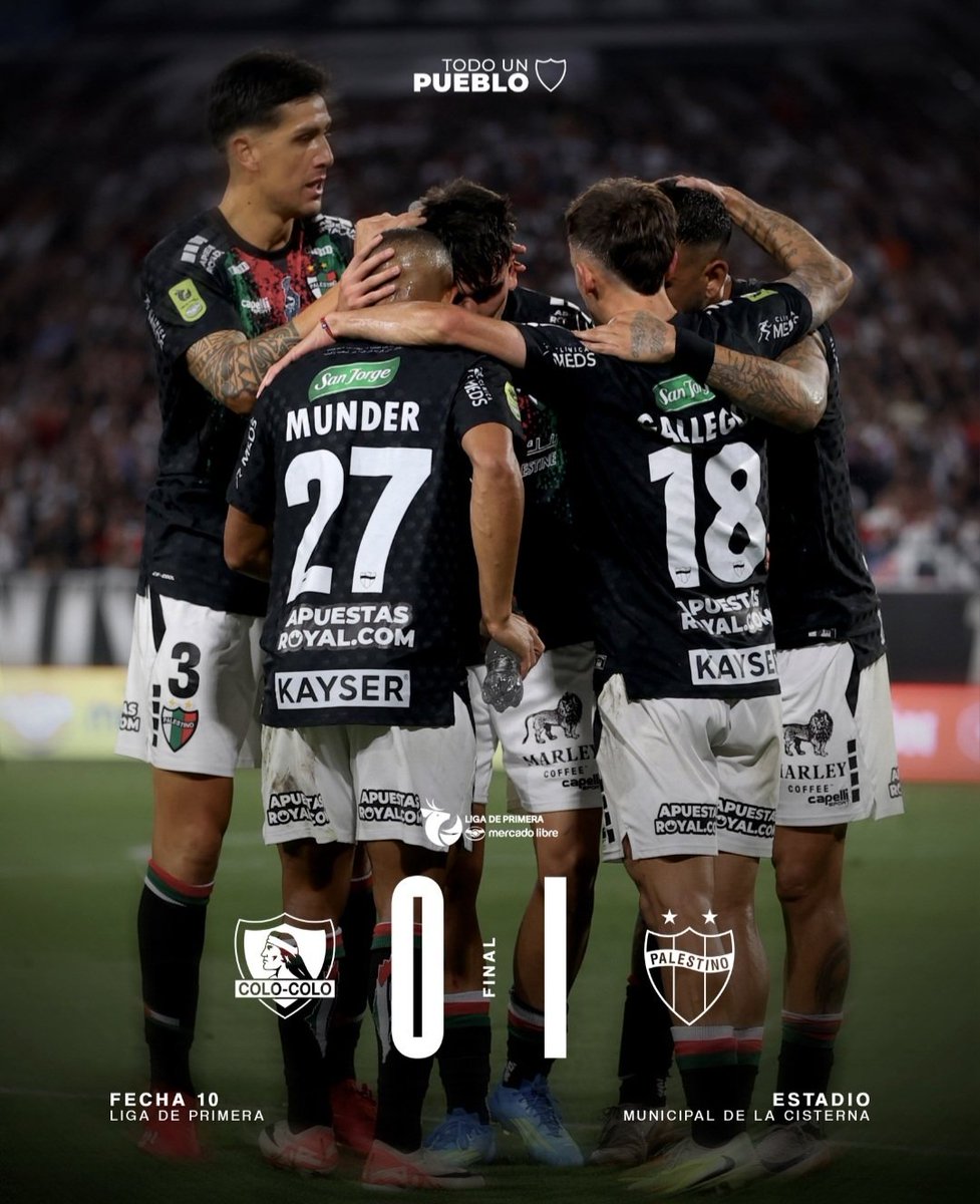 Ganó <a href="/CDPalestinoSADP/">Club Deportivo Palestino</a> al líder del torneo ¡¡¡ay papá!!!
Felicidades desde #Mexico 
#TodoUnPueblo