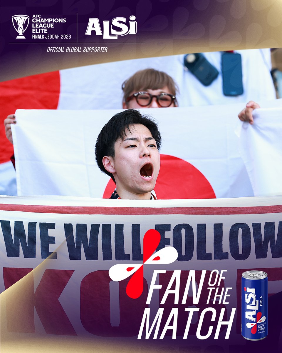 TheAFCCL's tweet photo. They travelled, they believed, they brought the noise ๐
The fans delivered unmatched energy in the stands ๐
#ACLElite | #FanOfTheMatch | #AlsiArabia https://t.co/cNQCJm53z1