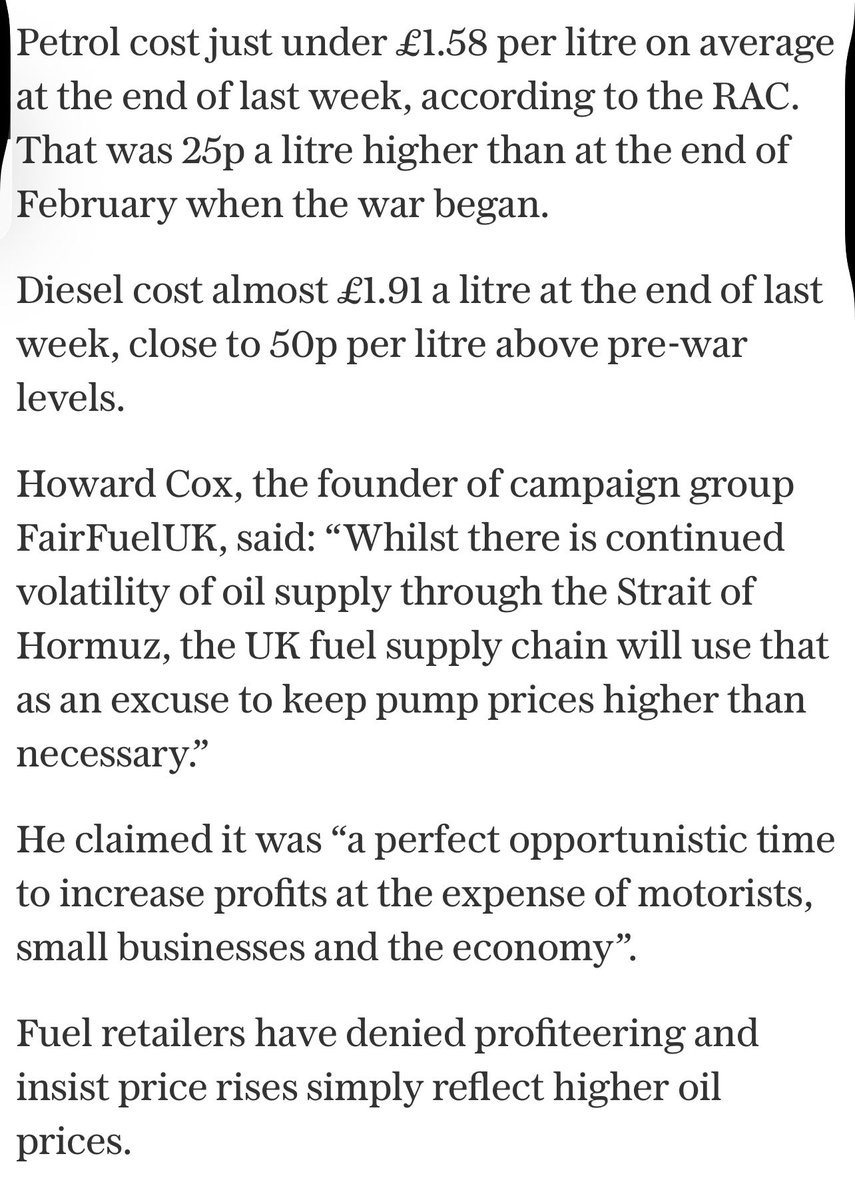 Howard Cox tweet media