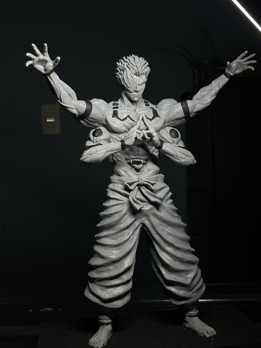 HechoPorUnGeek's tweet photo. Ryomen Sukuna

#sculpture #sculp #anime #clay #clayart #jujutsukaisen #sukuna #ryomensukuna https://t.co/8PzBvlwweE