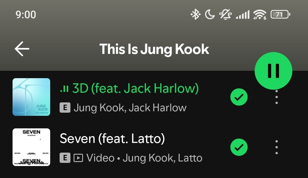 LidiaTan75's tweet image. 👋 Hi, I'm Listening 🎧 #3D and #SEVEN by #JUNGKOOK from "This Is Jung Kook" on Spotify! 🩵🐰🎶🕺

🔗 open.spotify.com/track/6ehWdR7c…

PLEASE KEEP SUPPORTING JUNGKOOK'S MUSIC 🎶 🫶
#JUNGKOOK #정국🔥