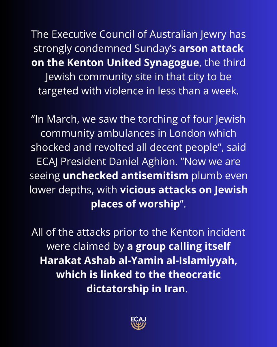 Executive Council of Australian Jewry tweet media
