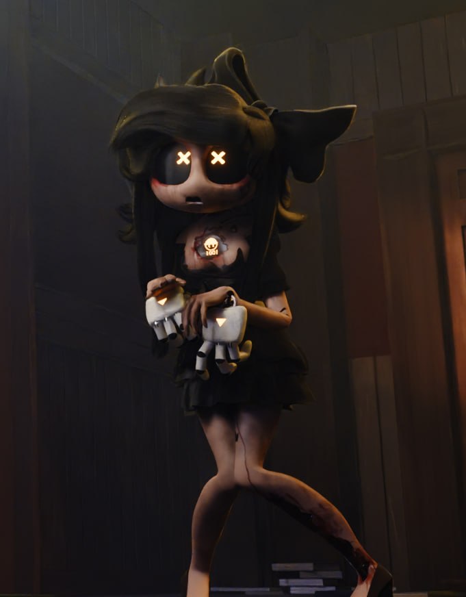 AlexStariy0303's tweet image. Scared 😨 

Cyn model by Me.
Render by @rayframe3d (srill from the MD: DOLL)
#murderdrones #cyn #cynessa #cyntessa #cynwalker #mdtwt #blender #render #modelling #model