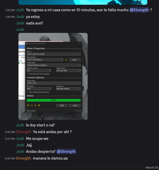 xJosh66's tweet photo. En ese momento me salio una urgencia sobre mi trabajo y le dije que me ausentaria un ratillo que si estaba bien que lo dejara con mi compu en lo que regresaba, el me dijo que sin pedos el continuaba con el trabajo (cosa que no hizo, no movio ni una sola cosa) https://t.co/n1KvuF51li