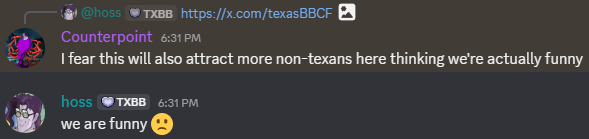 Texas BlazBlue Hall of Shame tweet media
