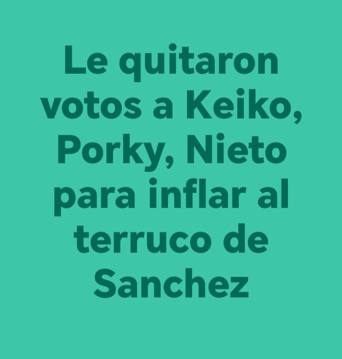 NO al FRAUDE electoral de  los rojos radicales y los caviares parásitos del estado